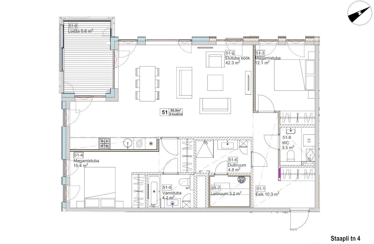 Tallinn, Põhja-Tallinna linnaosa, Staapli tn 4