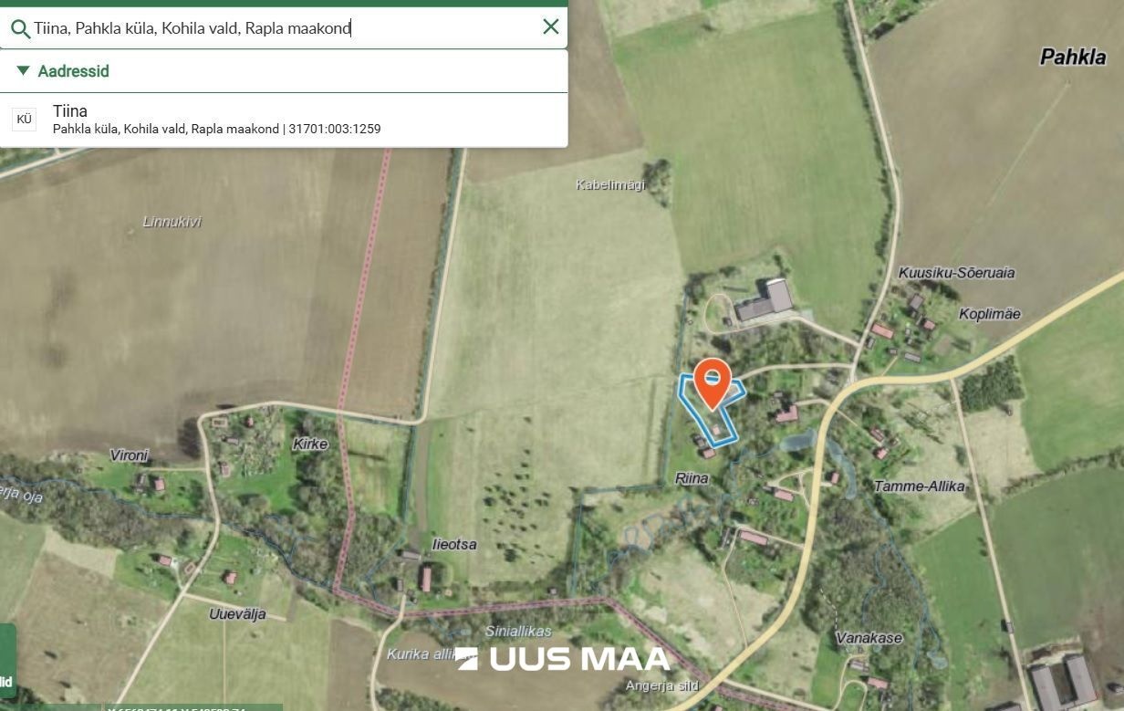 Kohila vald, Pahkla küla, Kalli tee Tiina