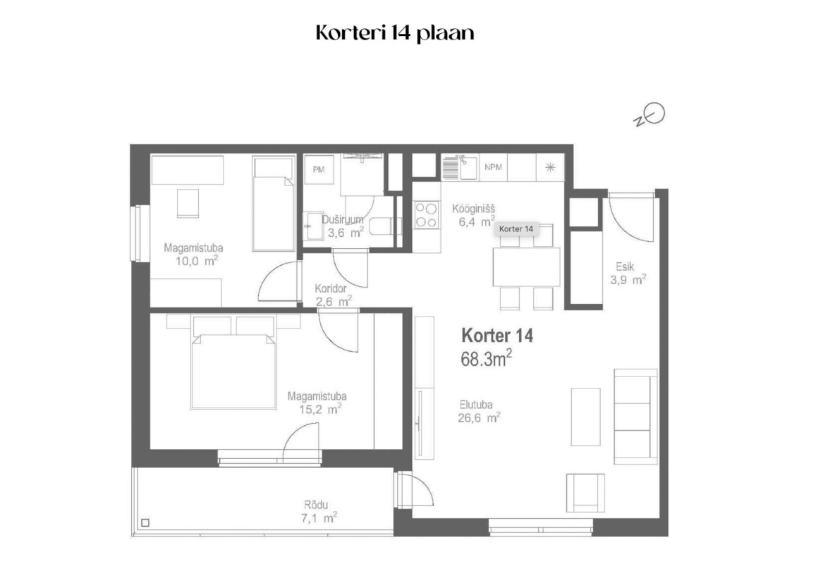 Tallinn, Kesklinna linnaosa, Kiisa tn 12-14