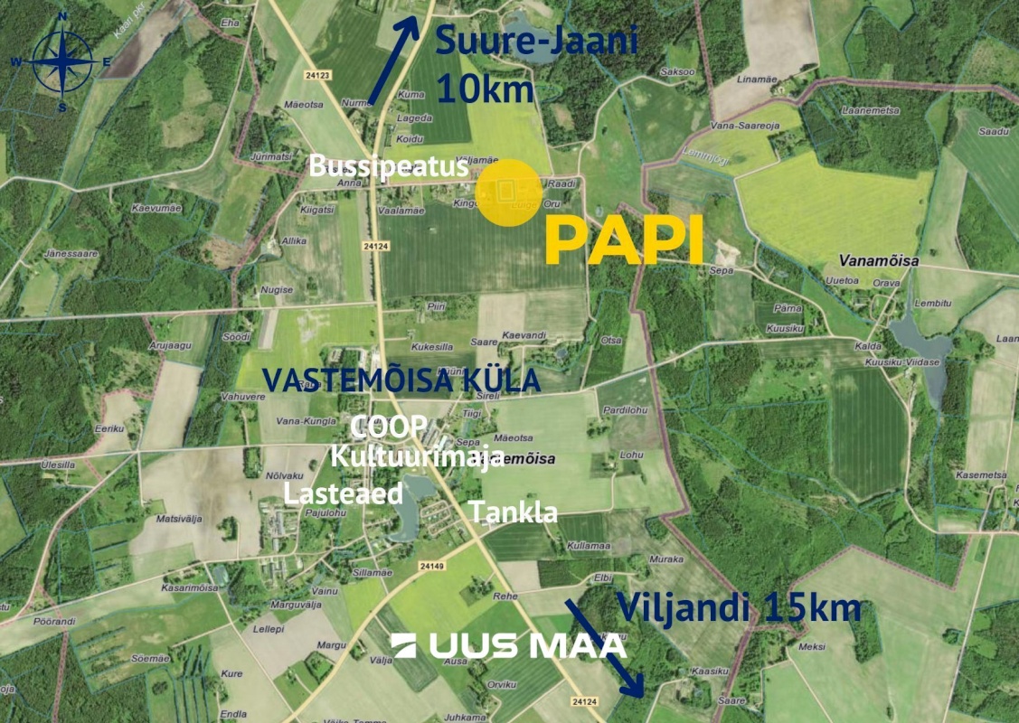 Põhja-Sakala vald, Vastemõisa küla, Papi