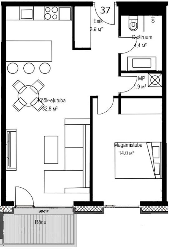 Rakvere linn, Adoffi 1-37