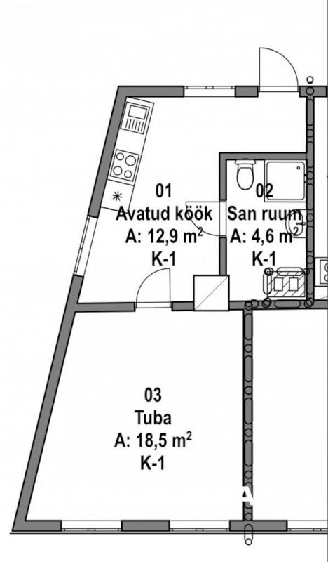 Pärnu linn, Pärnu linn, Rannarajoon, A. H. Tammsaare pst 2