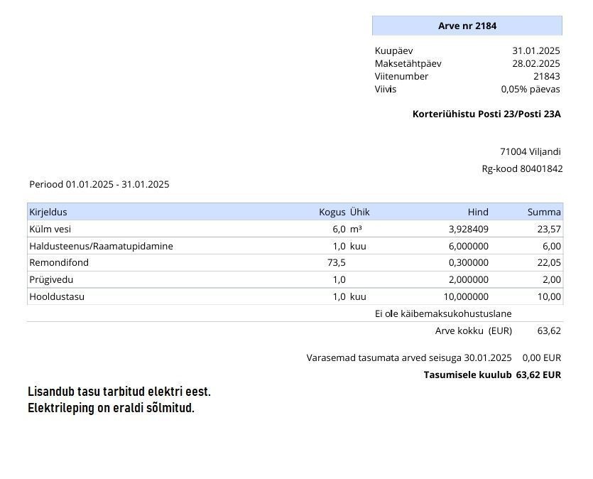 Viljandi linn, Kesklinn, Posti tn 23a