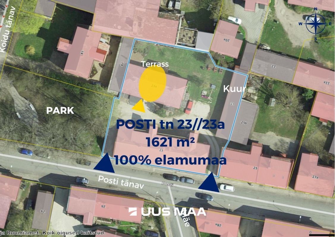 Viljandi linn, Kesklinn, Posti tn 23a