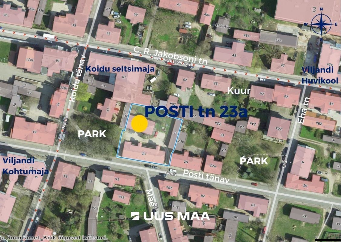 Viljandi linn, Kesklinn, Posti tn 23a