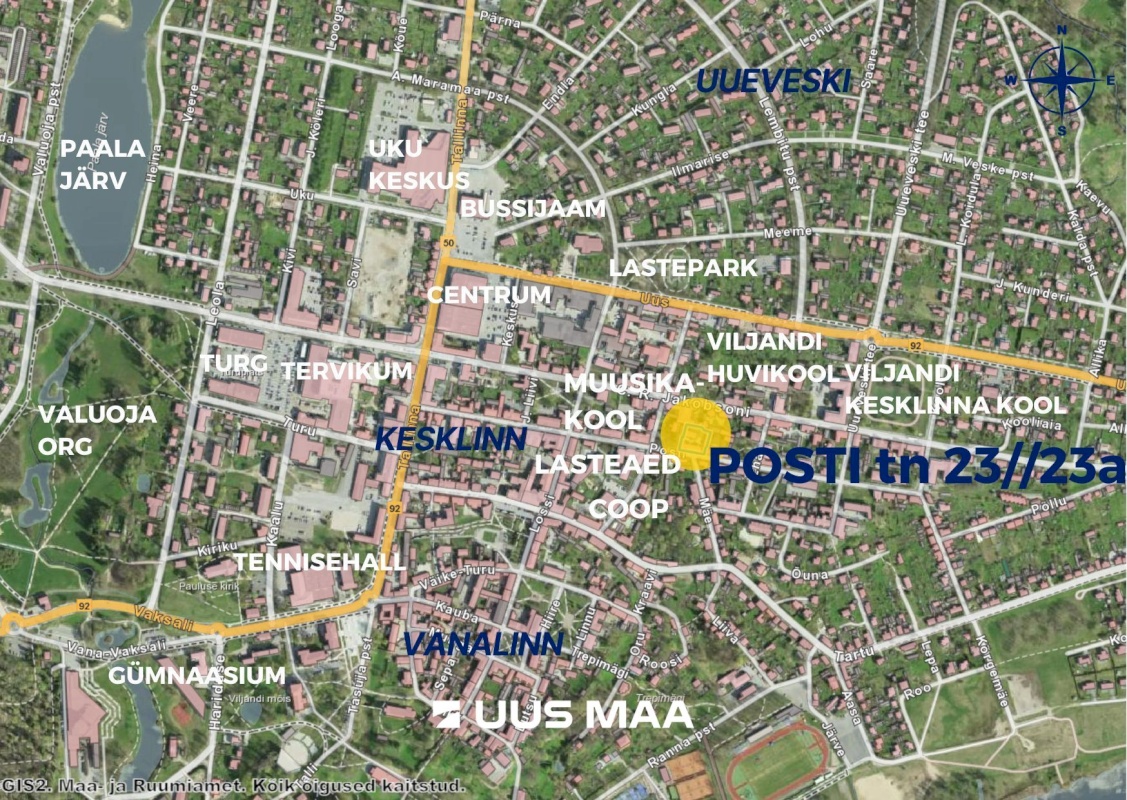 Viljandi linn, Kesklinn, Posti tn 23a
