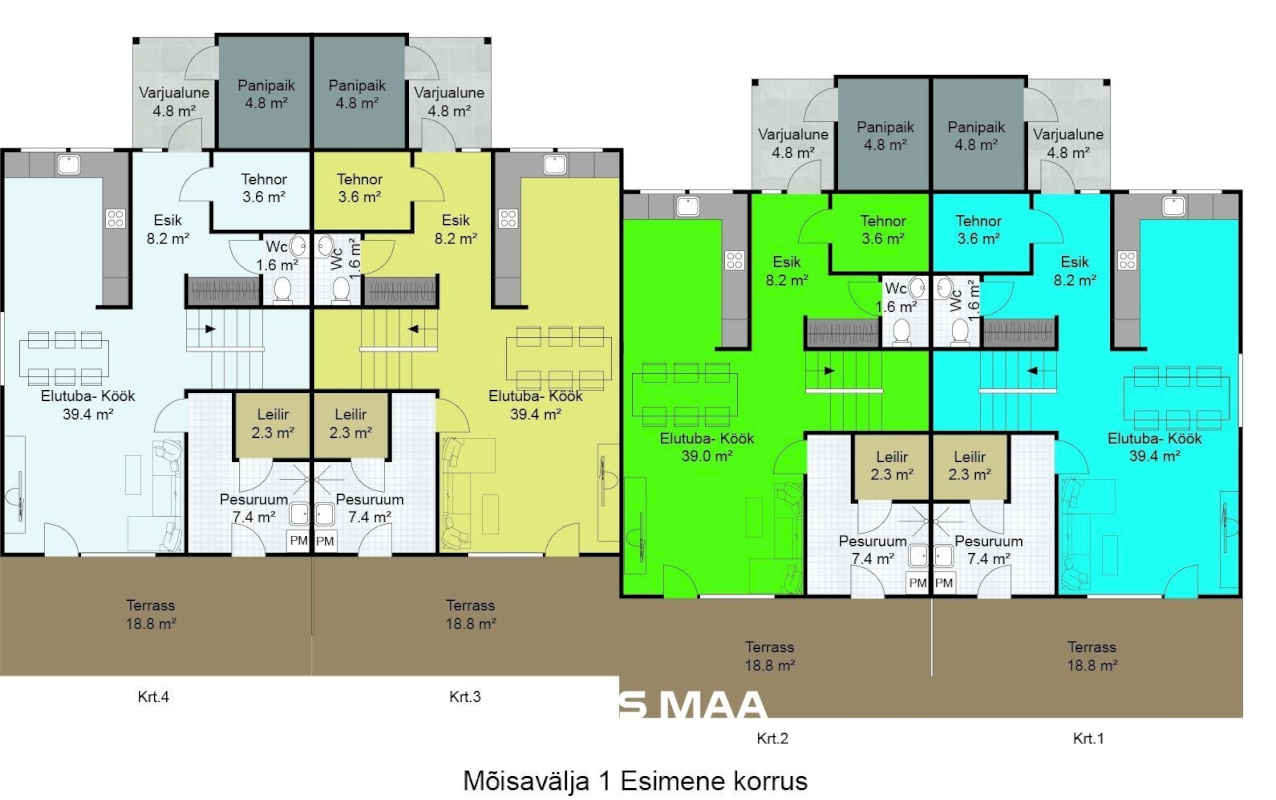 Rakvere linn, Mõisavälja 1-4