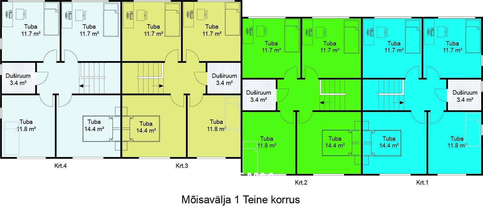 Rakvere linn, Mõisavälja 1-2