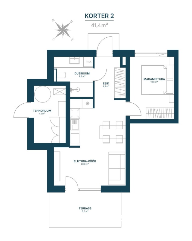 Tallinn, Haabersti linnaosa, Vahepere 1b-2