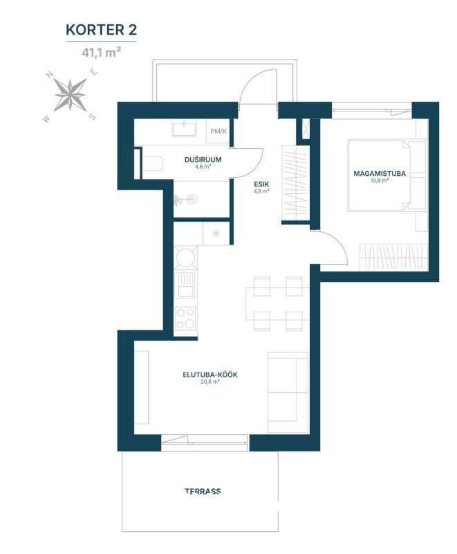 Tallinn, Haabersti linnaosa, Vahepere 1b-2