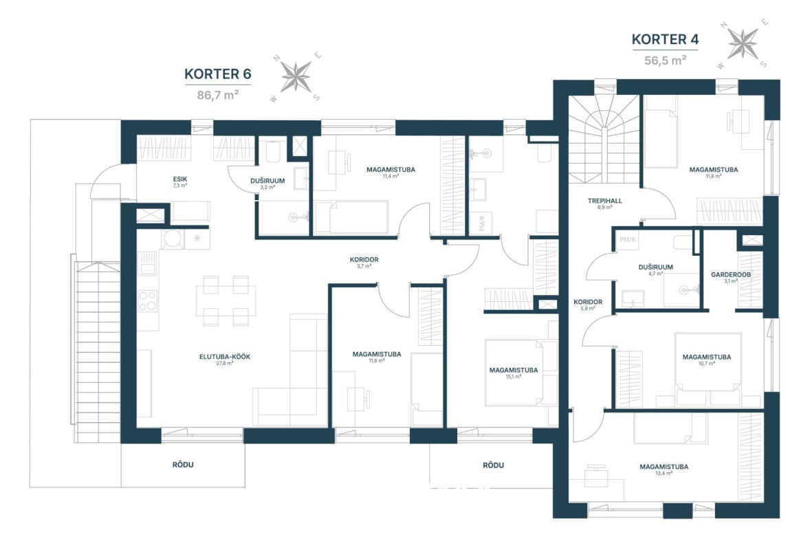 Tallinn, Haabersti linnaosa, Tiskre, Vahepere 1b-6