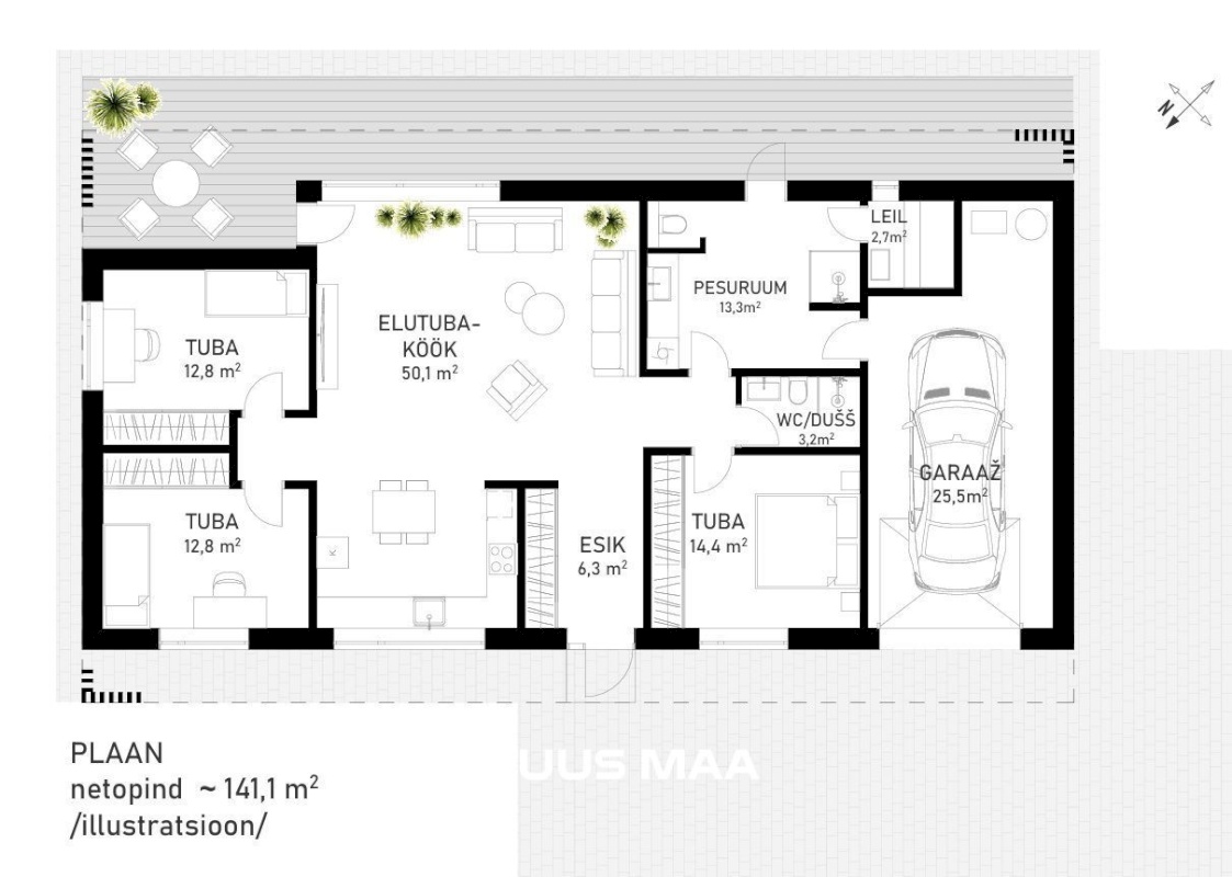 Viljandi linn, Järveotsa, Järveotsa pst 3