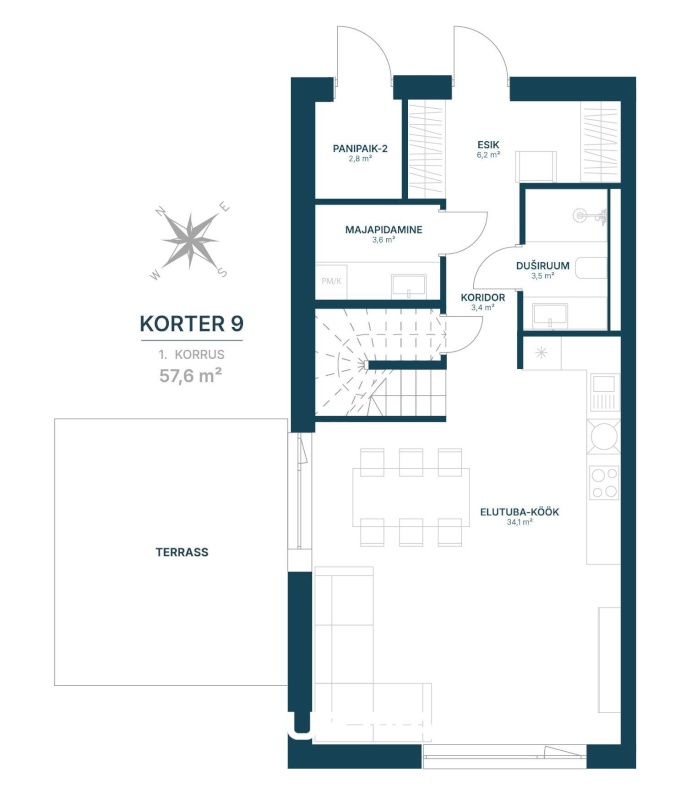 Tallinn, Haabersti linnaosa, Tiskre, Vahepere 1b-9