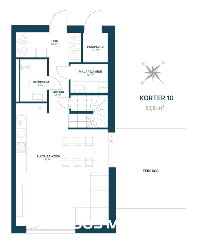 Tallinn, Haabersti linnaosa, Tiskre, Vahepere 1b-10