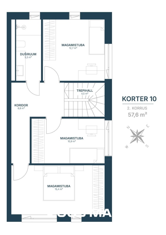 Tallinn, Haabersti linnaosa, Tiskre, Vahepere 1b-10