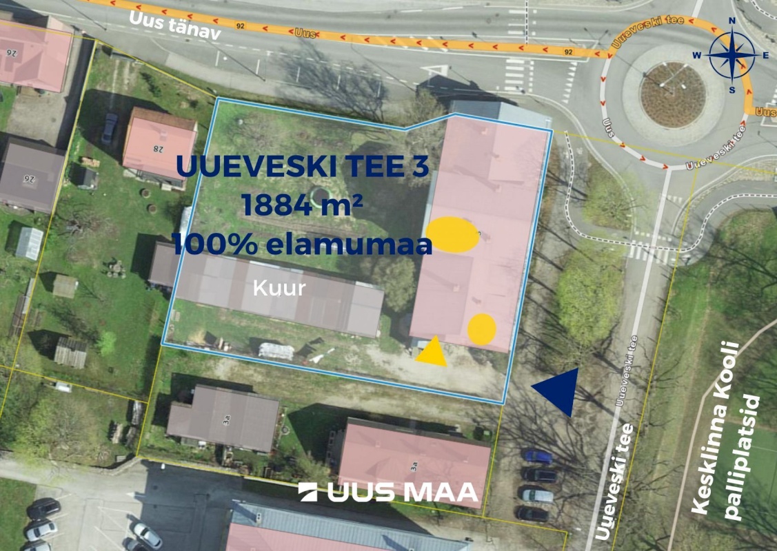 Viljandi linn, Kesklinn, Uueveski tee 3
