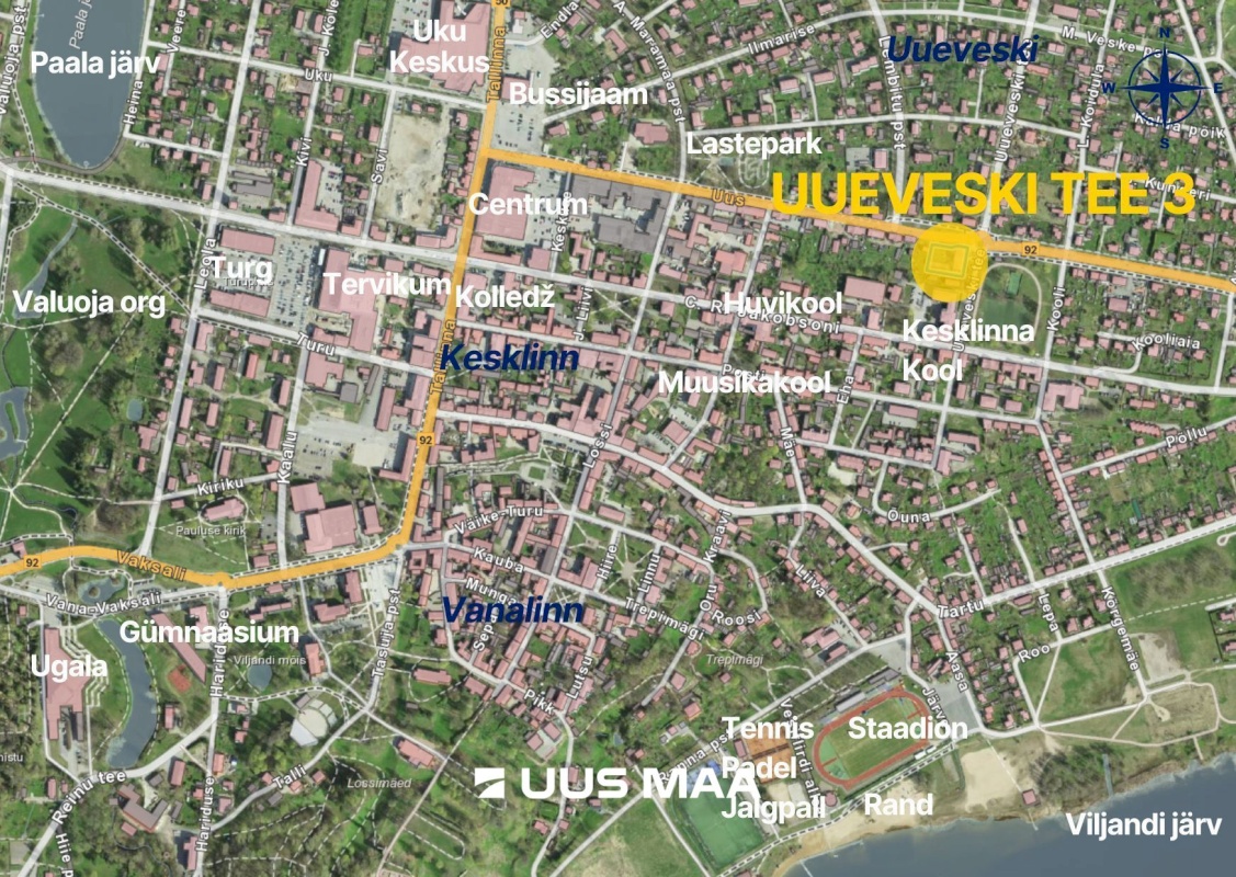 Viljandi linn, Kesklinn, Uueveski tee 3