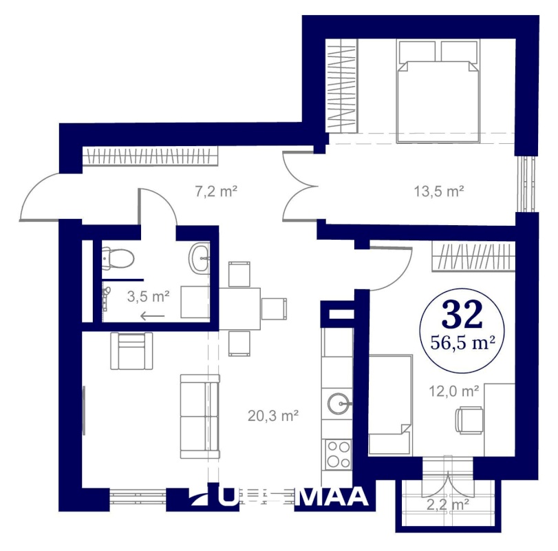 Tartu linn, Tartu linn, Ülejõe, VON WAHLI RESIDENTS,  Staadioni 81 // 83-32