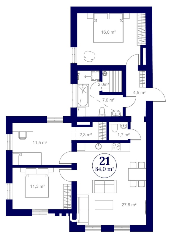 Tartu linn, Tartu linn, Ülejõe, VON WAHLI RESIDENTS,  Staadioni 81 // 83-21