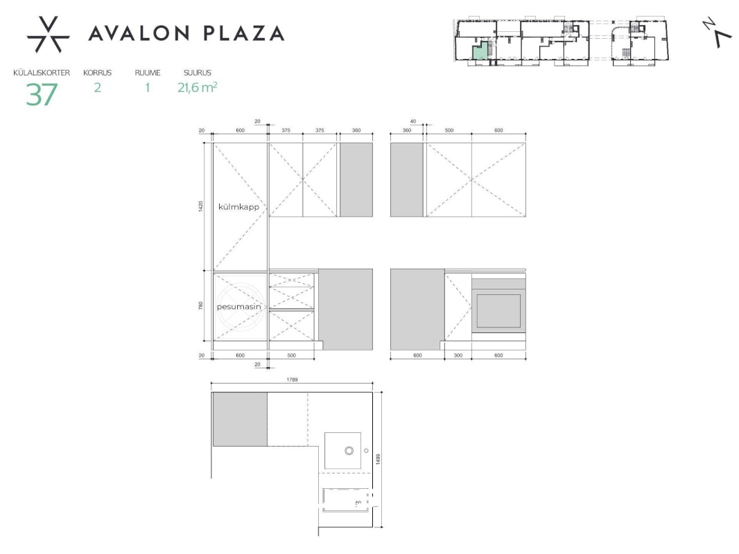 Tallinn, Kesklinna linnaosa, Tartu mnt 44-37
