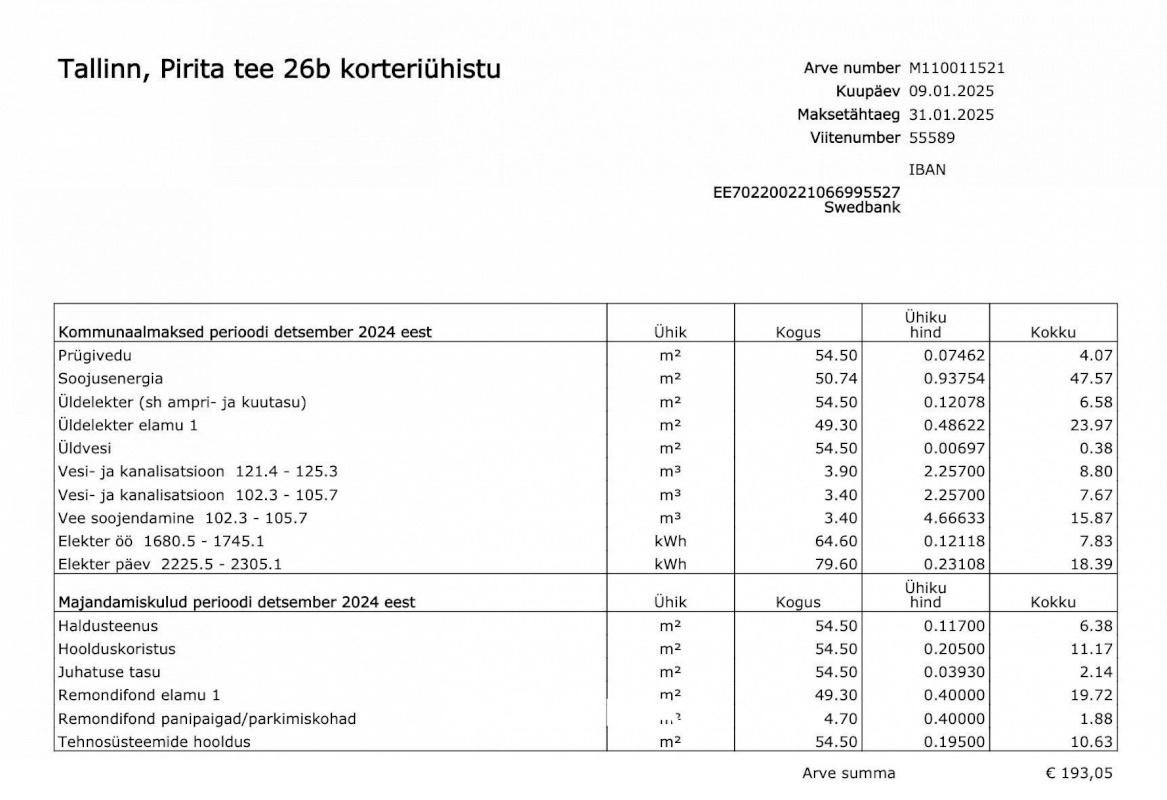 Tallinn, Kesklinna linnaosa, Kadriorg, Pirita tee 26b/1