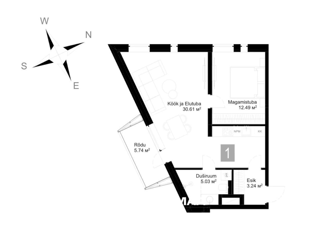 Tallinn, Mustamäe linnaosa, Sääse, Kiili tn 14-1