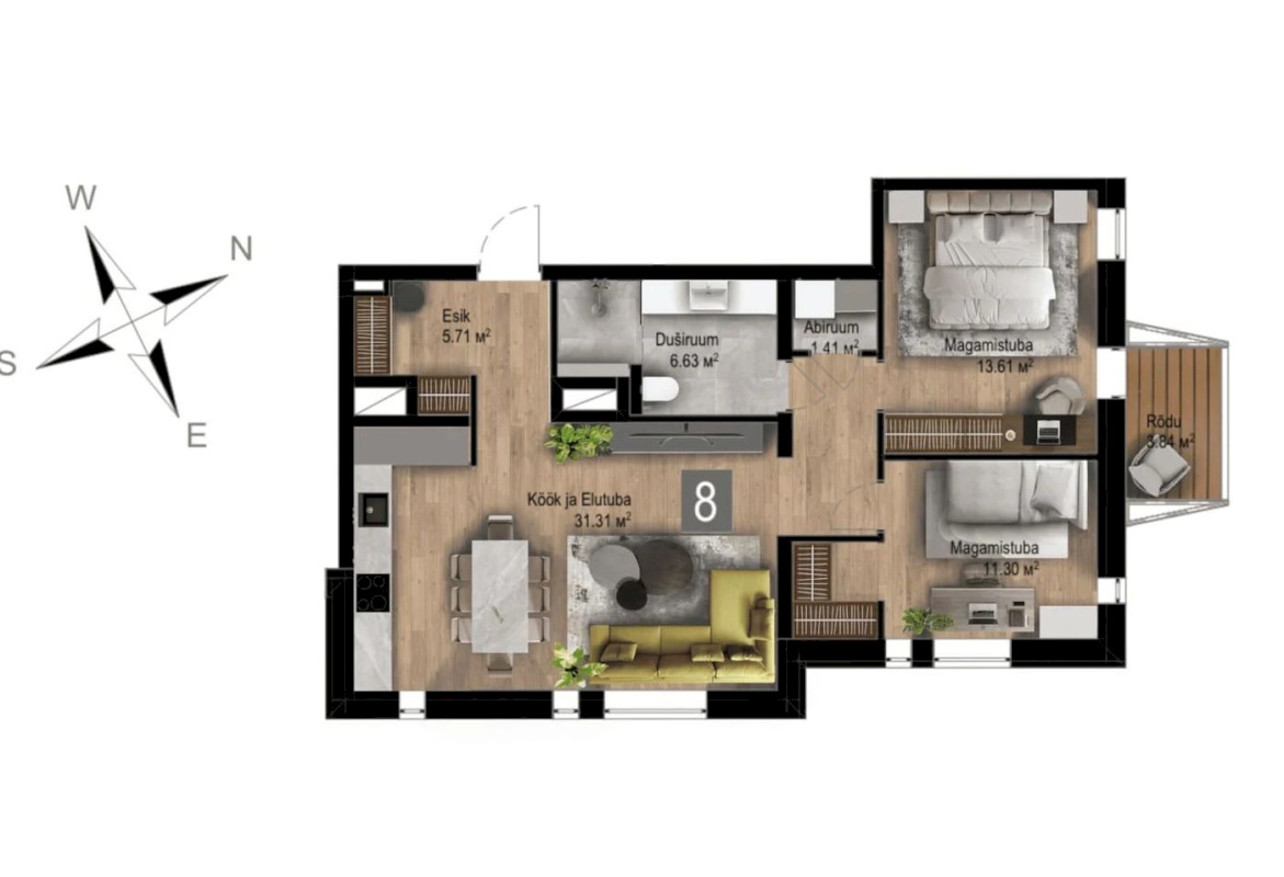 Tallinn, Mustamäe linnaosa, Sääse, Kiili tn 14-8