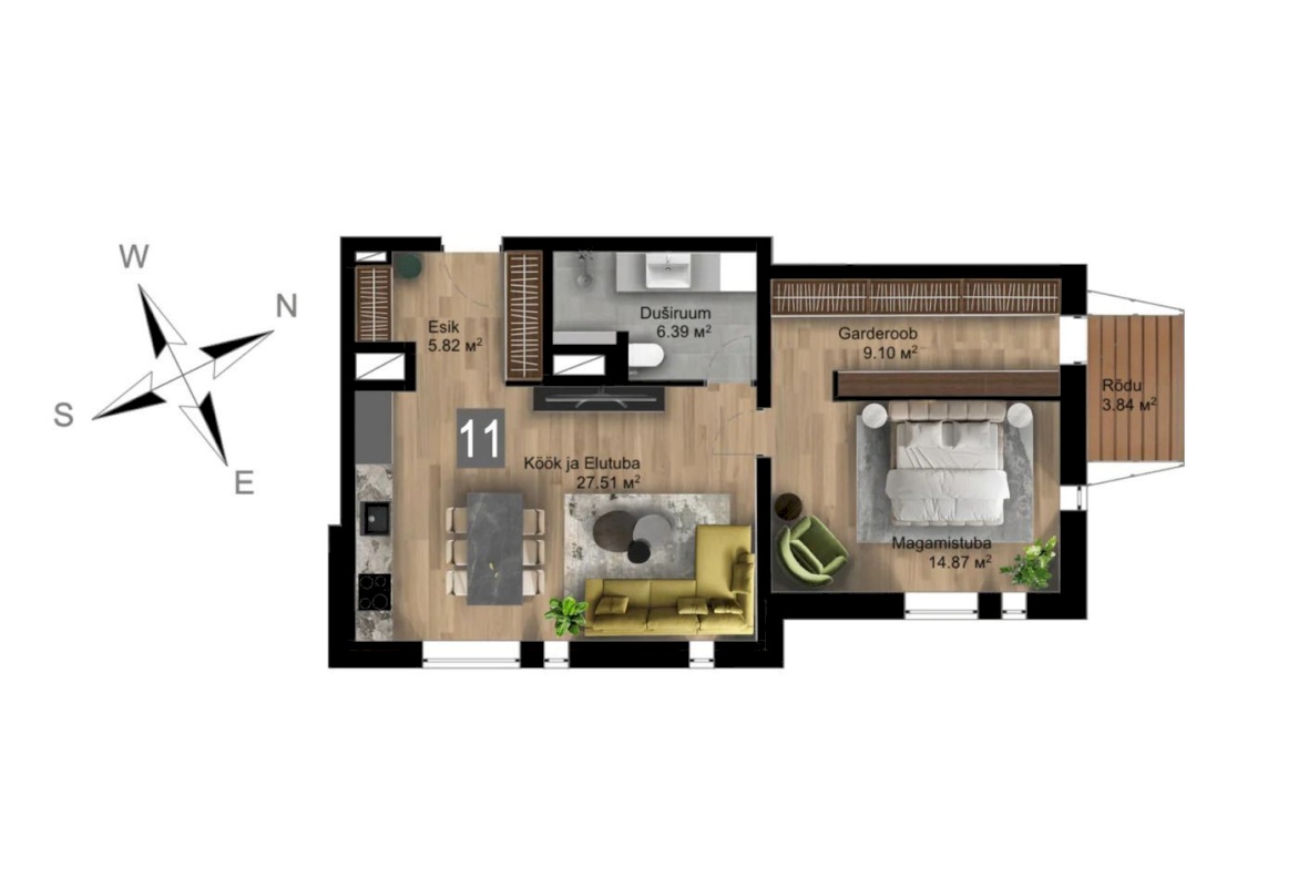 Tallinn, Mustamäe linnaosa, Sääse, Kiili tn 14-11