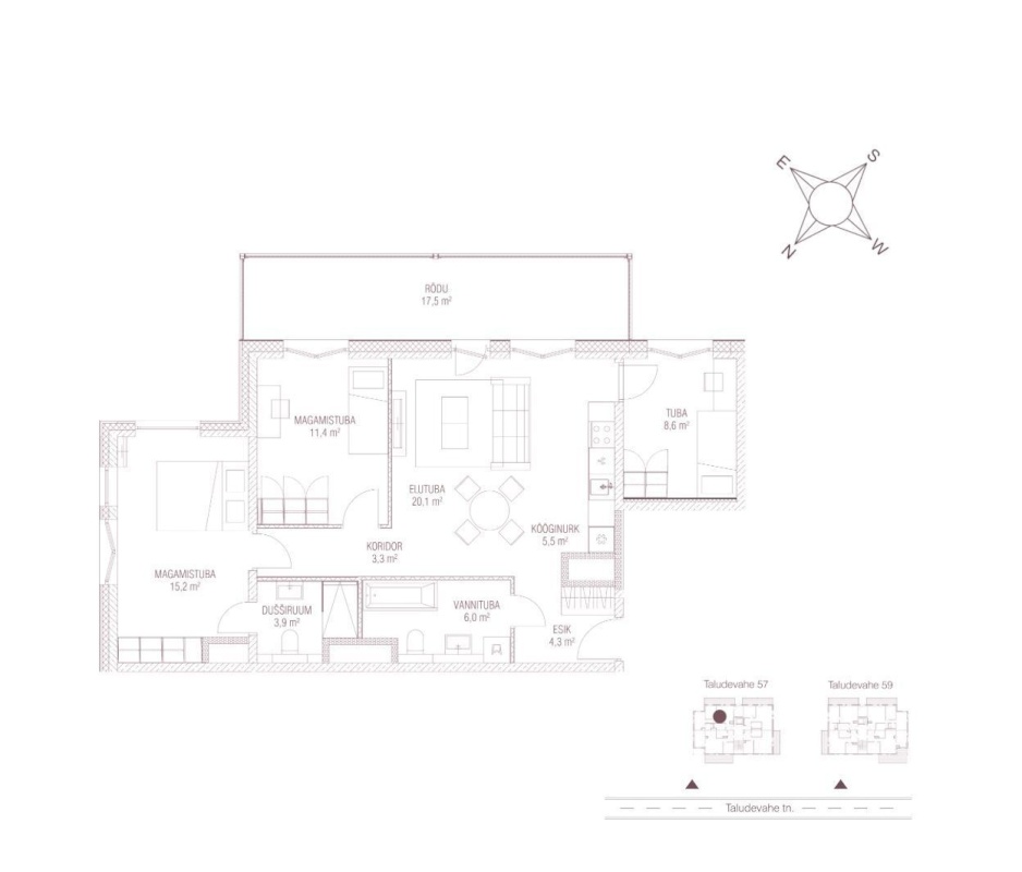 Tallinn, Haabersti linnaosa, Taludevahe 57-13