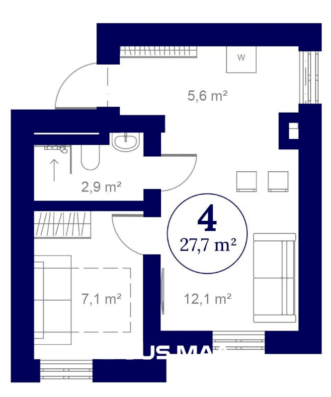 Tartu linn, Tartu linn, Ülejõe, VON WAHLI RESIDENTS,  Staadioni 81 // 83-4