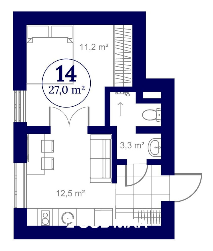 Tartu linn, Tartu linn, Ülejõe, VON WAHLI RESIDENTS,  Staadioni 81 // 83-14