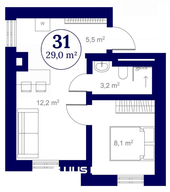 Tartu linn, Tartu linn, Ülejõe, VON WAHLI RESIDENTS,  Staadioni 81 // 83-31