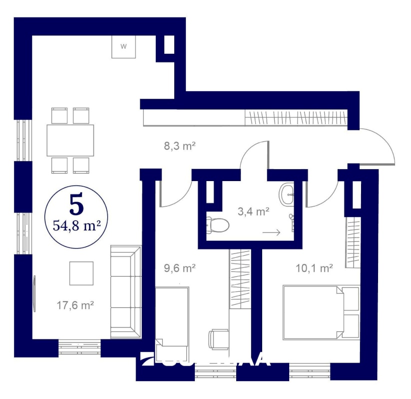 Tartu linn, Tartu linn, Ülejõe, VON WAHLI RESIDENTS,  Staadioni 81 // 83-5