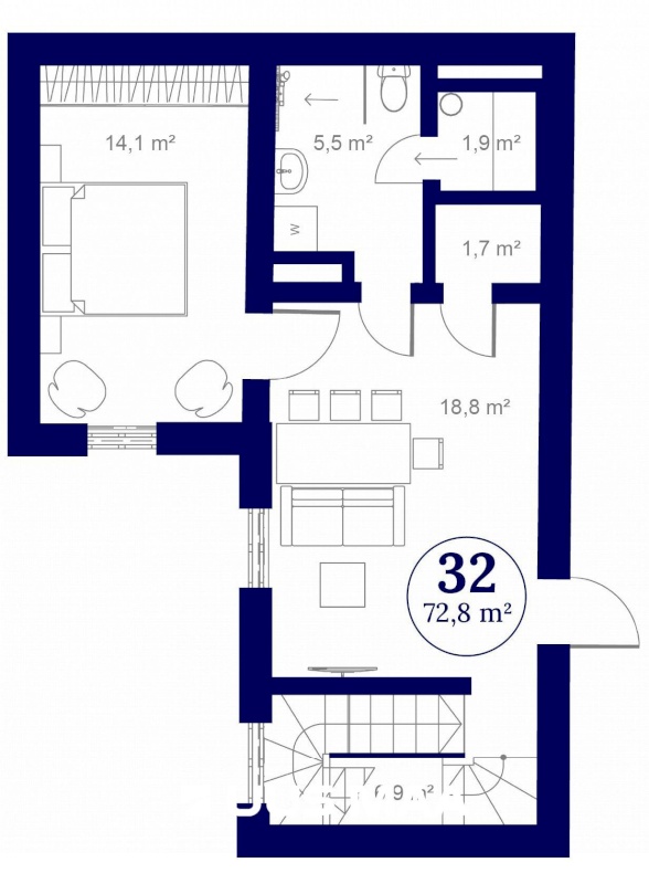 Tartu linn, Tartu linn, Ülejõe, VON WAHLI RESIDENTS,  Staadioni 81 // 83-29