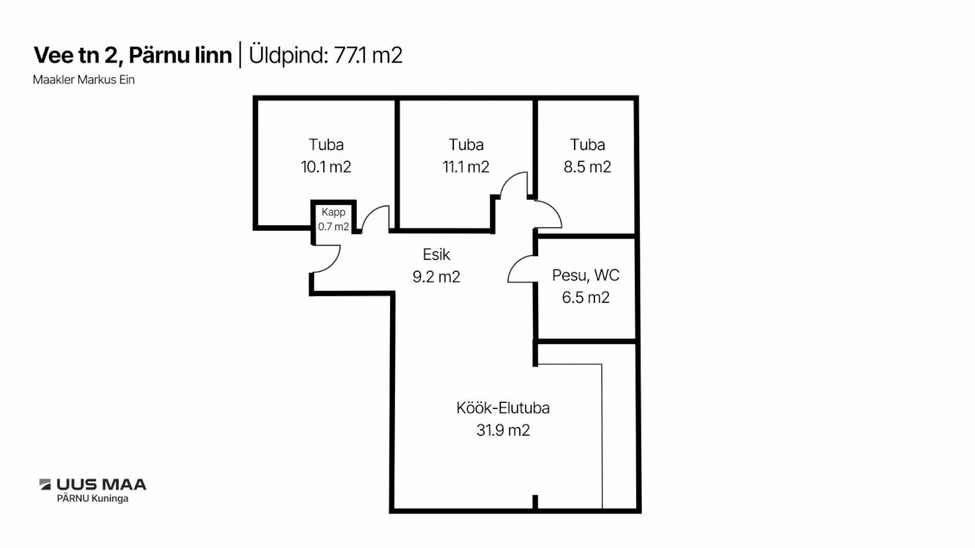 Pärnu linn, Pärnu linn, Kesklinn, Vee tn 2
