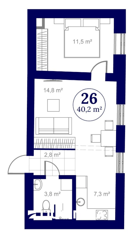 Tartu linn, Tartu linn, Ülejõe, VON WAHLI RESIDENTS,  Staadioni 81 // 83-26