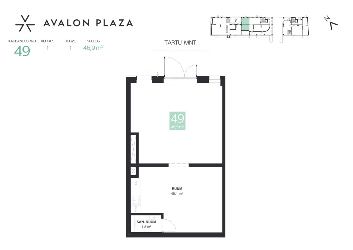 Tallinn, Kesklinna linnaosa, Tartu mnt 44