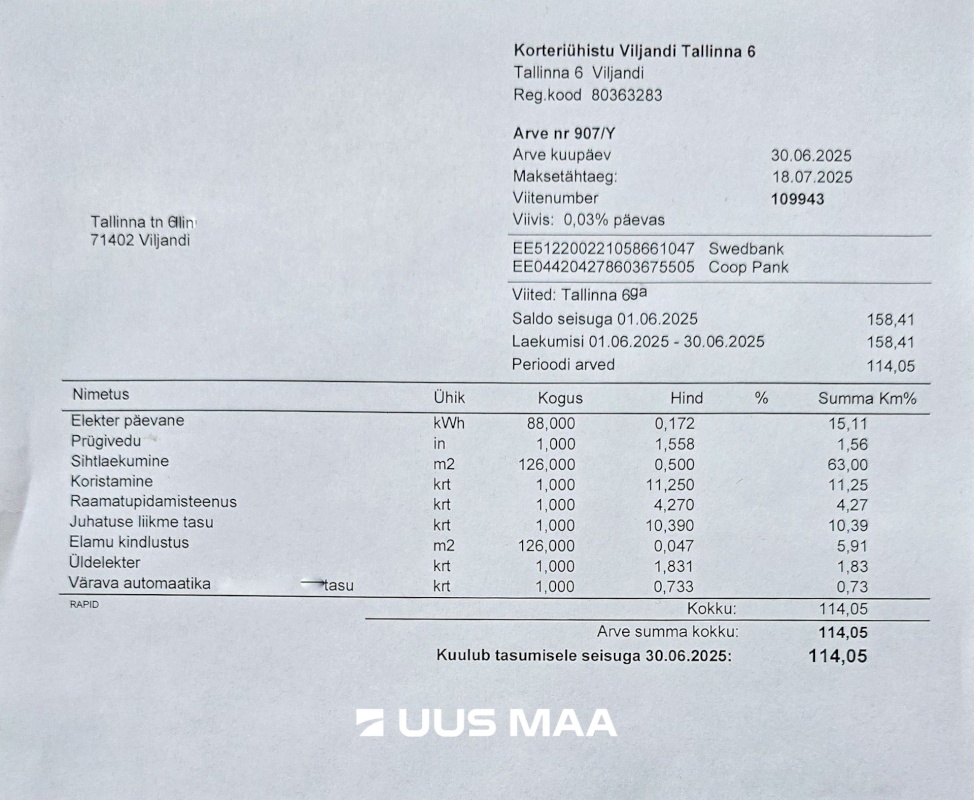 Viljandi linn, Kesklinn, Tallinna tn 6