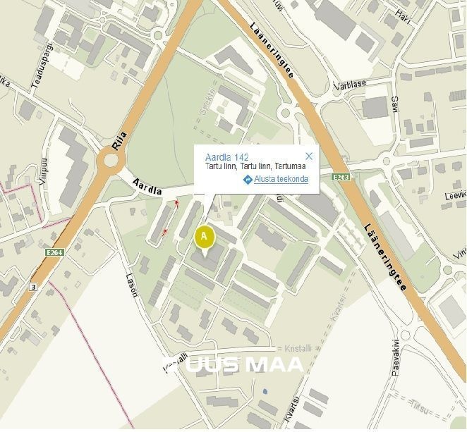 Tartu linn, Tartu linn, Ränilinn, Aardla 142