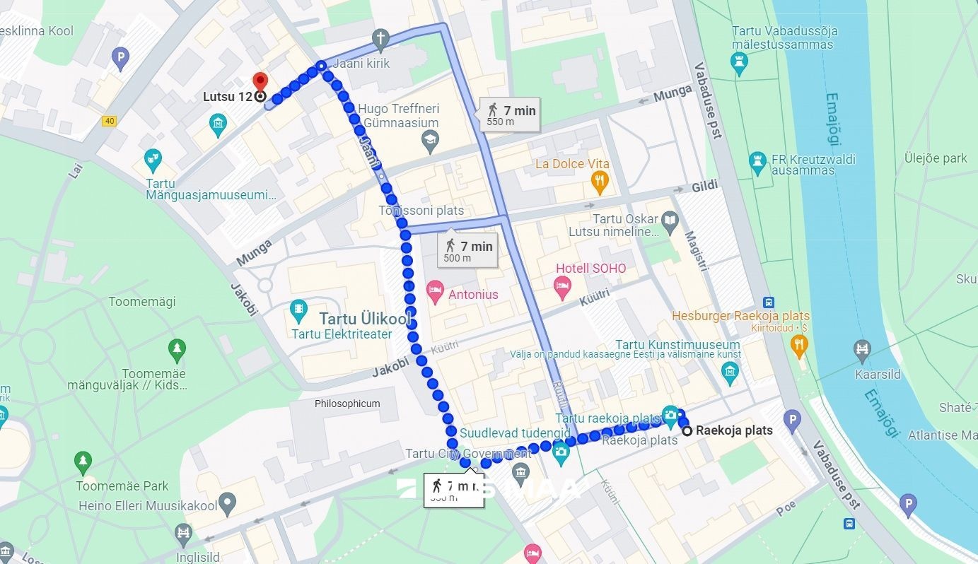 Tartu linn, Tartu linn, Kesklinn, Vanalinn, Lutsu 12