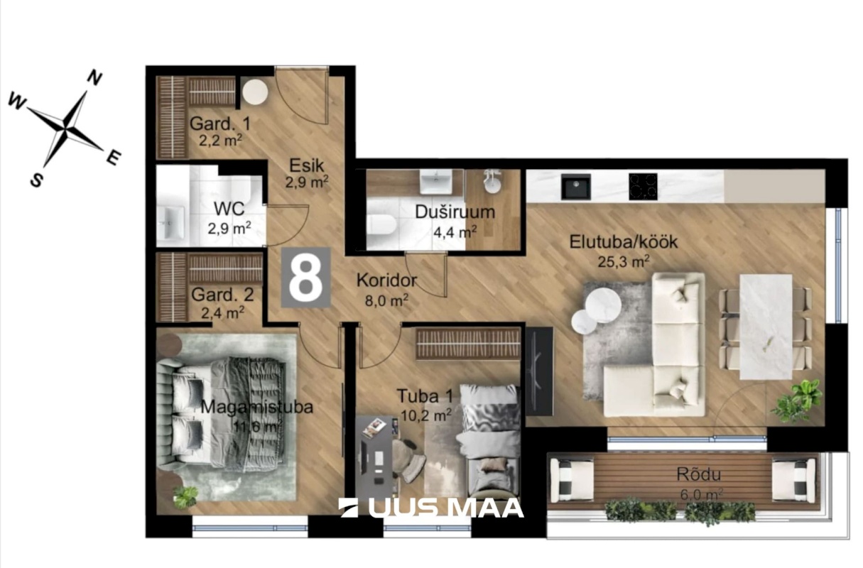 Harku vald, Tiskre küla, Möldre tee 8-8