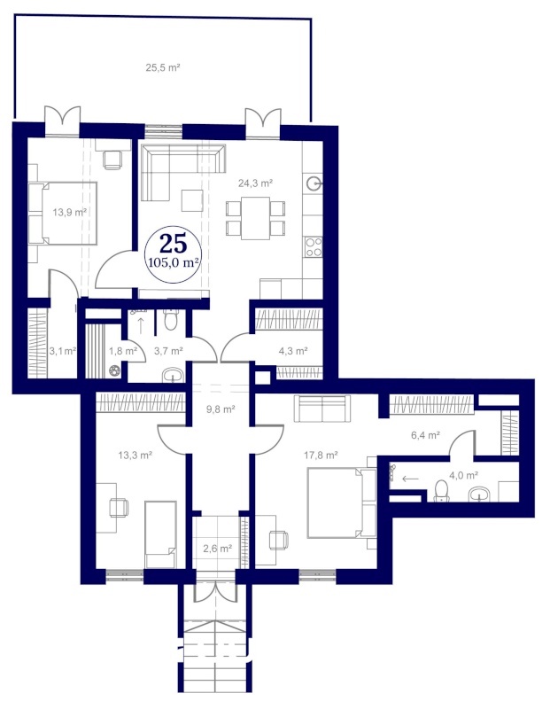 Tartu linn, Tartu linn, Ülejõe, VON WAHLI RESIDENTS,  Staadioni 81 // 83-25
