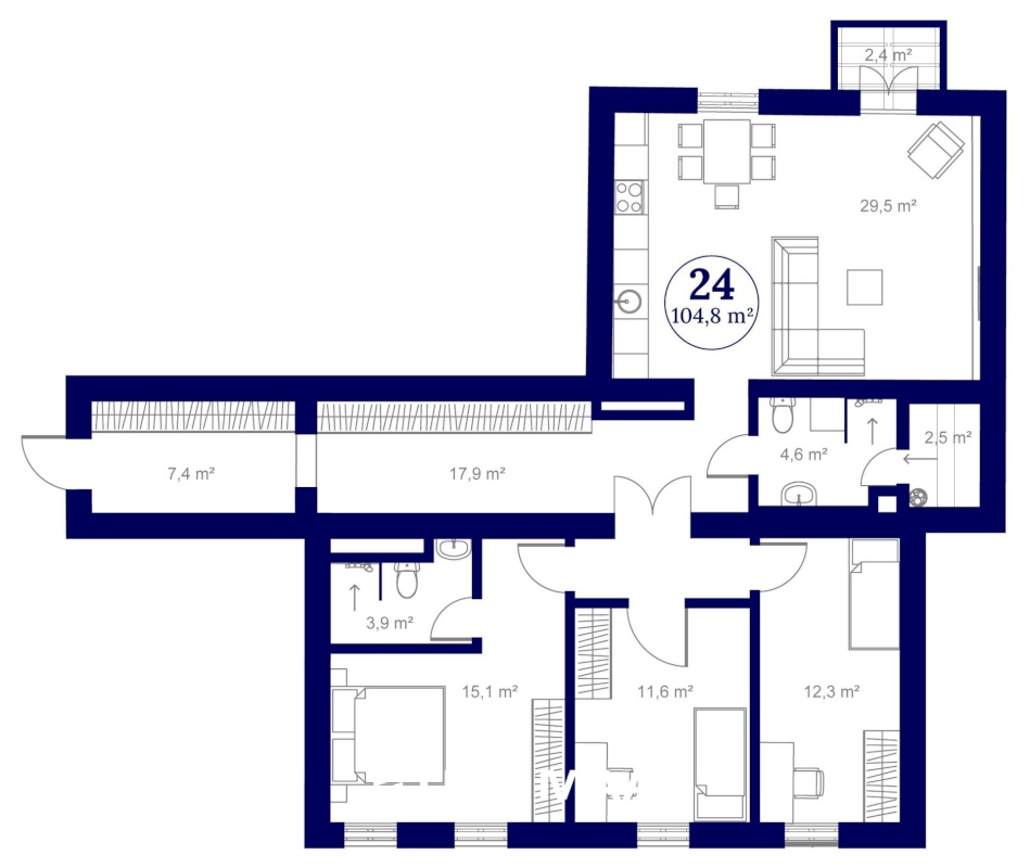 Tartu linn, Tartu linn, Ülejõe, VON WAHLI RESIDENTS,  Staadioni 81 // 83-24