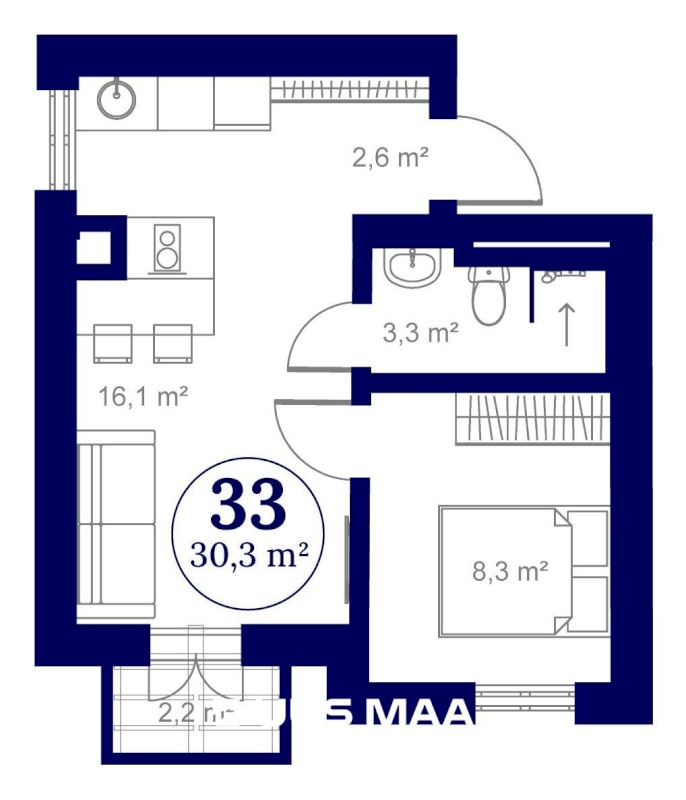 Tartu linn, Tartu linn, Ülejõe, VON WAHLI RESIDENTS,  Staadioni 81 // 83-33