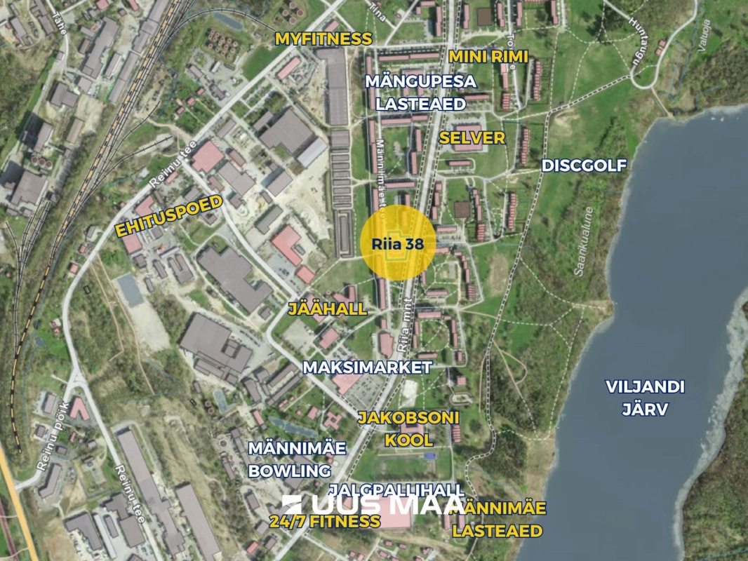 Viljandi linn, Männimäe, Riia mnt 38