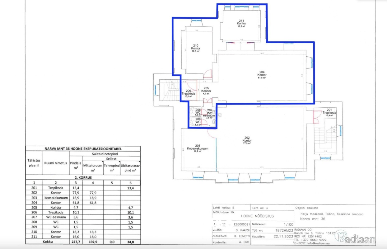 Tallinn, Kesklinna linnaosa, Narva mnt 36