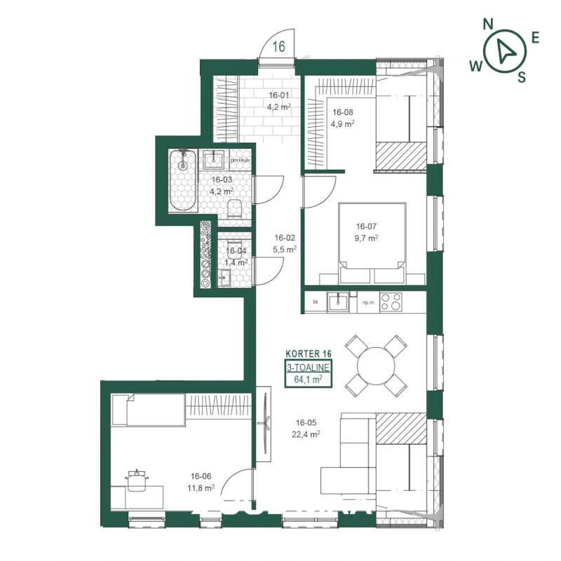 Keila linn, Paldiski mnt 14-16
