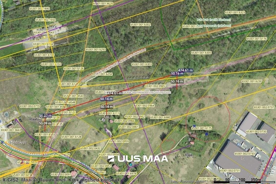 Rae vald, Lehmja küla, Loometsa tee