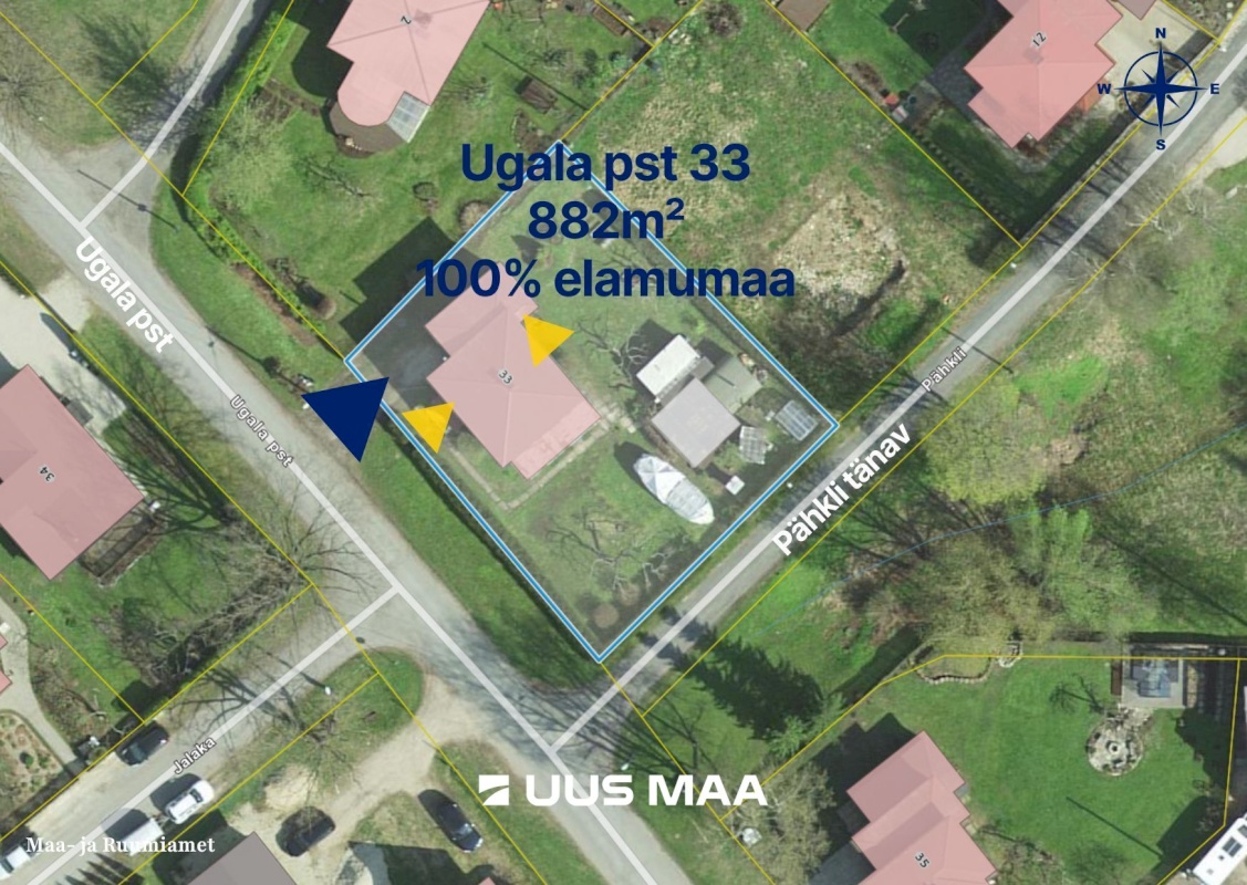 Viljandi linn, Uueveski, Ugala pst 33