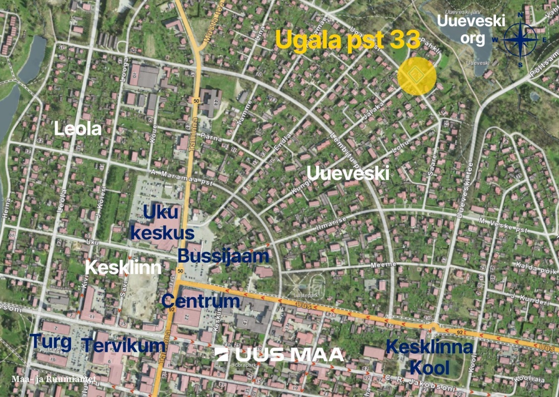 Viljandi linn, Uueveski, Ugala pst 33